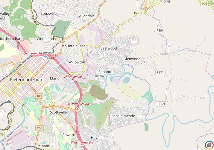Map location of Sobantu